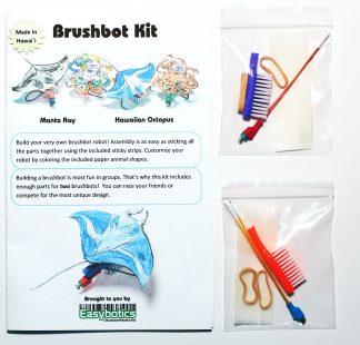 Brushbot Kit: Manta Ray and Hawaiian Octopus
